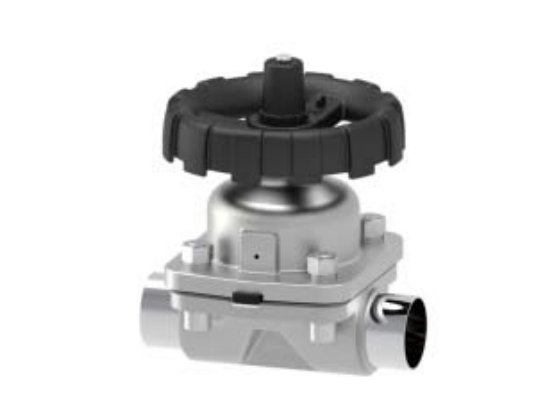 衛生級(ji)手動不鏽鋼隔膜(mo)閥