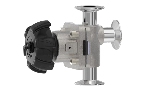 衛生(shēng)級L、T型不鏽(xiù)鋼隔膜閥(fá)